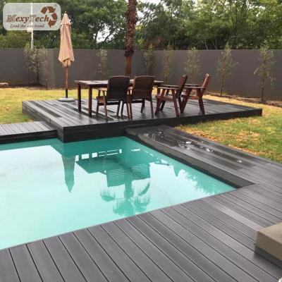 China PE Decking Eco - Friendly Durable Anti - Slip Outdoor Terrace Decking Wood Plastic Composite Decking for sale