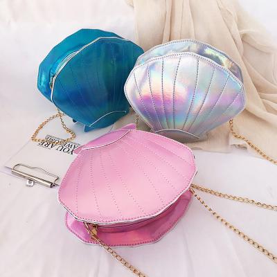 China Fashion new wholesale fashion sea shell women handbag chic cross body women bags laser color lady cheap bags for sale