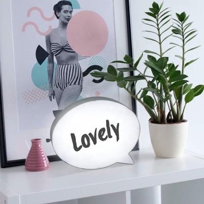 China Indoor Exterior Handle Led Handwritten Message Board Light Box Designs for sale