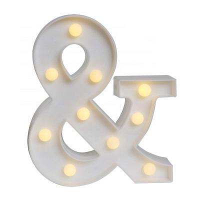 China plastic hollywood marquee led alphabet letter night light sign for christmas for sale