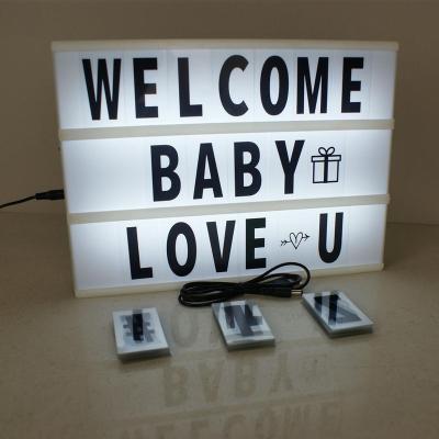 China Indoor outdoor cinematic light letters led letter box cinema lightbox for sale