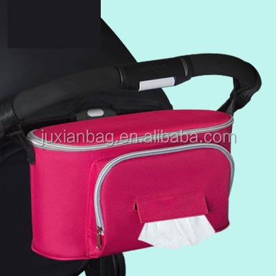 China Multifunctional Diaper Bag Stroller Organizer Bag Large Capacity Baby Stroller Bags Fits All Types Of Strollers for sale