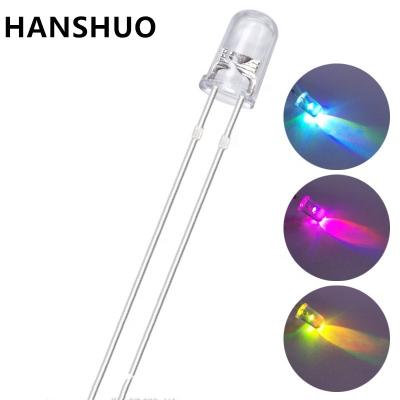 China Emitting Clear LED Lens Czinelight Flashing Light Led Diodes RGB Emitting 2pins Shine Through Hole 5mm 5mm Round Signal Diode Photo Red for sale