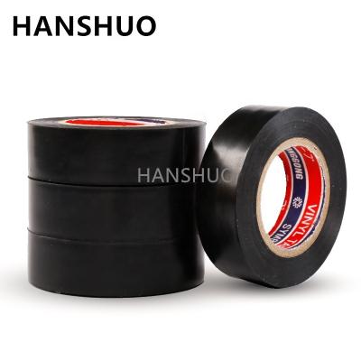 China High Voltage Glossy Black Wire Water Proof Liquid Waterproof Self Adhesive Custom Printed Electrical Vinyl PVC Insulation Electrical Tape for sale