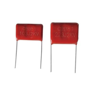 China China Supplier High Frequency Electronics Components Cbb81 Capacitors With High Voltage 2000VAC for sale