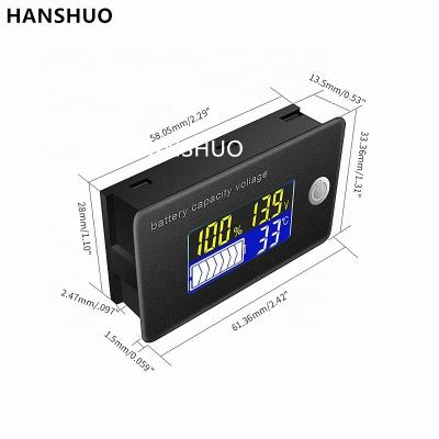 China JS-C35 Lifepo4 Lead Acid Battery Tester Capacity Indicator Meter Voltmeter Temperature Monitor 12V 24V 36V 48V JS-C35 for sale