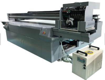 China Indoor Digital UV Flatbed Printer 3D Wallpaper Mural Printer 2500mm * 1300mm Printing Size for sale