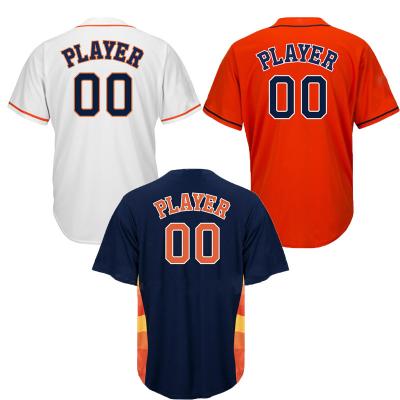 China Name Number BIGGIO 7# VERLANDER 35# Baseball Jersey Antibacterial CORREA 1# ALTUVE 27# BAGWELL 5# Embroidery Customized Tank Tops for sale