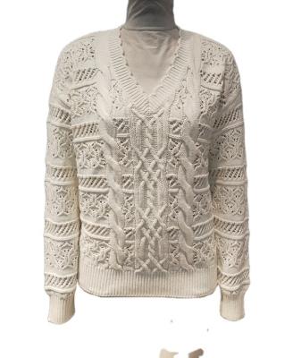 China custom Anti-wrinkle sweaters for women 2022 cable all over stylish sweaters for women knitwear sweaters for sale