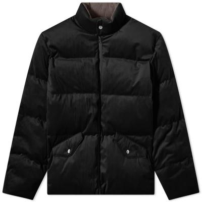 China Custom Made Waterproof Mens Jacket Winter Velvet Fabric Down Stripper Jacket Coat For Men for sale