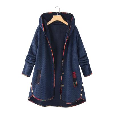 China Wholesale Women's Jackets Anti-wrinkle Fabric Embossed Old Women's Clothing Jackets Women's Jackets 2020 Winter Dress for sale