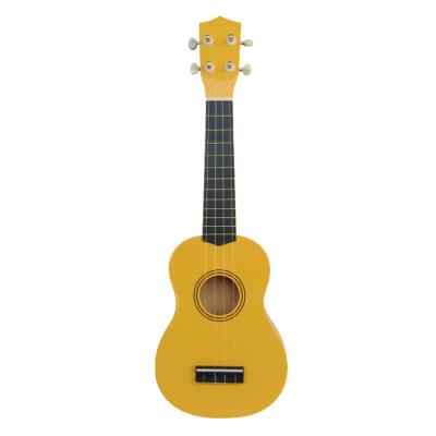 China Linden High Quality Guitar Fretboard 4 String Ukulele 21 Inch Classical Acoustic Guitar for sale