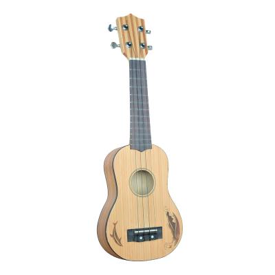 China Handmade Acoustic Guitar 4 String Ukulele Instrument Wholesale Bamboo Guitar for sale