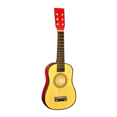 China Linden Professional Manufacture Musical Instrument Guitar Ukulele 23 Inch 4 Inch 4 String Red Guitar for sale