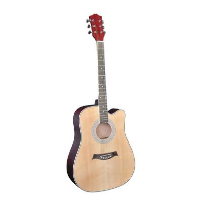 China Hyer Impeccable Cheap China Custom Kit 41 Inch Cutaway 6 Strings Fit Classical Acoustic Guitar for sale