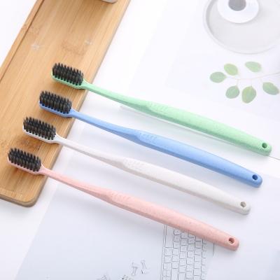 China Different Bristle Material Adult Plastic Adult Toothbrush Disposable For Travel for sale