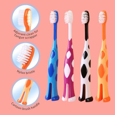 China Soft Kids Toothbrush Soft Bristles Child Products With Cardboard Handles TOOTHBRUSH FOR CHILDREN U Shape for sale