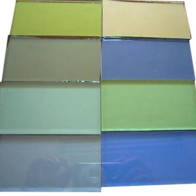 China Yard Sonda Wholesale Price 10mm Yellow Green Black Bronze Blue Customized Stained Glass for sale