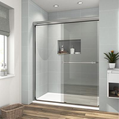 China Modern Sonda Customized Wholesales High Quality Ultra Clear Farmeless Hinge Bathroom Shower Tempered Glass for sale