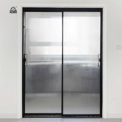 China Sound Insulation Aluminum Sliding Glass Door Seal Bulletproof Interior Aluminum Sliding Glass Door for sale