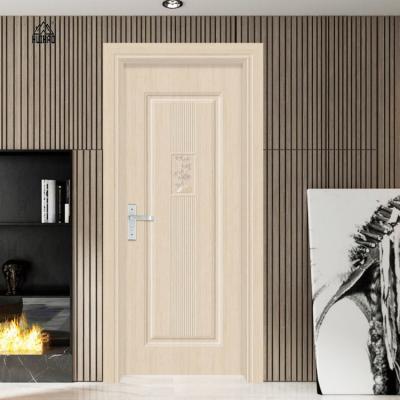 China Sound Insulation Aluminum Bedroom Wood Doors Moisture-Proof Foshan Aluminum Alloy Door For Indoor for sale