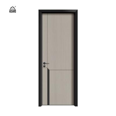 China Anti-Theft Modern New Design wooden door aluminum alloy frame aluminum-wooden composited door for sale