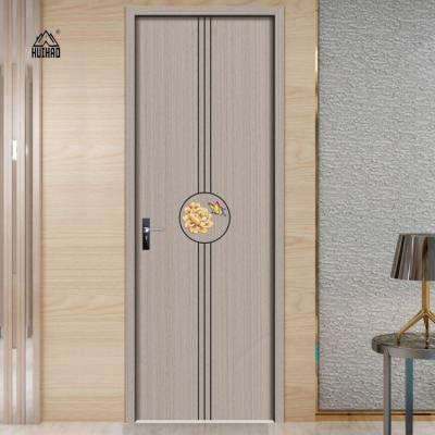 China Anti-Theft Aluminum-Wooden Composited Door Wood Panel Door With Aluminum Strips Design for sale