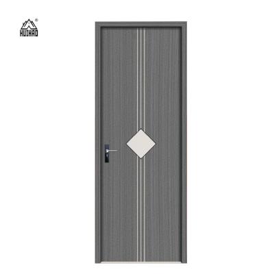 China Anti-Theft Wholesale Modern Simple Aluminum Alloy Interior Door Handle Aluminum Alloy Wood Grain Door for sale