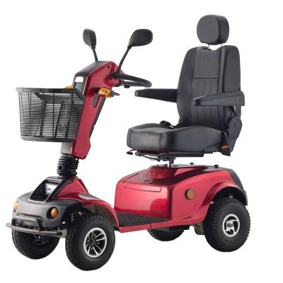 China Hot Selling Unisex Light Weight Four Wheel Folding Electric Mobility Scooter for Handicapped and Elder for sale