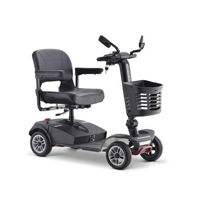 China Unisex Black Mobility Scooter Wheelchair Electric Power Motorized Wheel Chair Portable Folding Lightweight Power Wheel Chair for sale