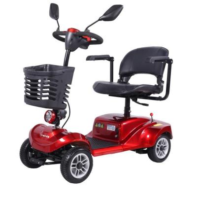 China Unisex Folding Motor Travel Foldable Tricycle Adult Disable 3 Three Wheel Mobility Disabled Electric Handicapped Scooters For Sale for sale