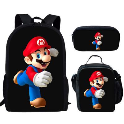 China 2020 Popular Anti-theft Factory Backpack Cartoon Mario Anime Custom Backpack Bags Superb For Girls School Bag Manufacturers for sale