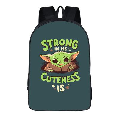 China Newest Mochila Infantil Cute Baby Yoda Backpack School Bags Child Anti-theft Backpack for Girls Boys Schoolbags for sale