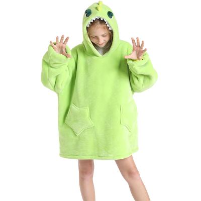 China Hot Selling Amazon Flannel Hooded Blanket Oversized Blanket Wearable Anti-Shrink Sweatshirt Hooded Blankets for sale