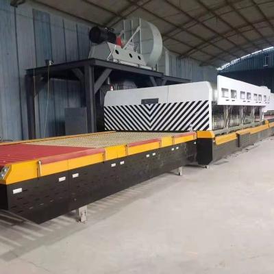 China A2442 Factory Flatbed Tempered Machine Glass Making Building Glass Tempering Furnace for sale