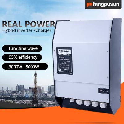 China fangpusun 120A 8000W 230*300*500mm solar pure sine wave invert hybrid battery charger for sale