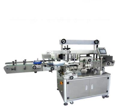 China Food Double Side Round Bottle Labeling Machine for sale