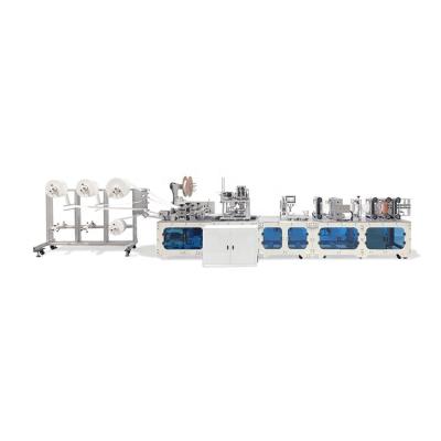 China Factory Full Automatic Face Mask Making Machine N95 Folding Nonwoven Medical Face Mask Machine Production Line for sale