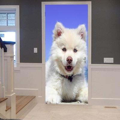 China WALL STICKER Custom Printed DIY 3D Dog Door Stickers Decals Wall Sticker for sale