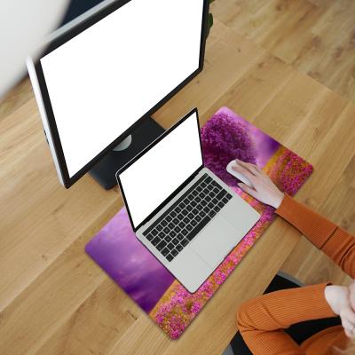 China Mat For Desktop Desktop Gaming Love Tree Waterproof And Foldable Non-slip Large Mouse Pad Printed for sale