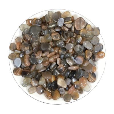 China Wholesale Natural Stone China High Quality Black Rose Quartz Sunstone Healing Crushed Stone Crystal Raw Stone for sale