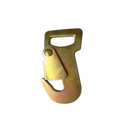 China GALVANIZED YG Cargo Check Metal Galvanized Steel Flat Snap J-Hook for sale