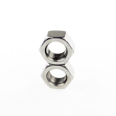 China Heavy Industry Size Quality Metal Stainless Steel Hex Nuts Fasteners for sale