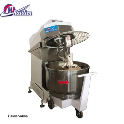 China Automatic Industrial Set Four Pusher Mixer Production Spiral Dough Dismountable Bakery 300kg for sale