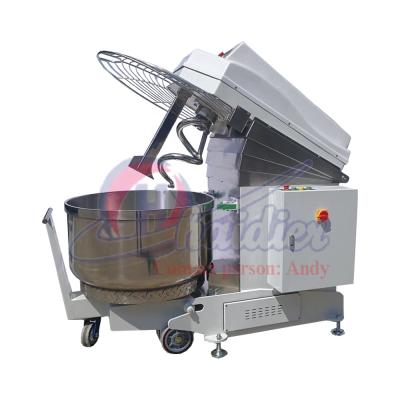 China Bakery Bowl Removable Spiral Mixer Industrial Dough Mixer 250kg for sale