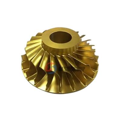 China 5 Axis CNC Aluminum Machining Service For Brass Pump Impeller for sale