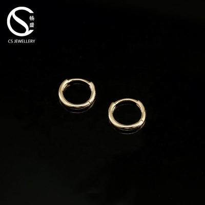 China TRENDY Silver 18k S925 Gold Plated Earrings For Ladies Simple Design In Europe Summer Earrings for sale