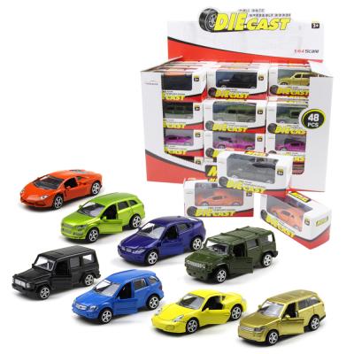 China 1:64 Model Car Eco-Friendly Model Car Shrink Die-Casting Toy Single Box for sale