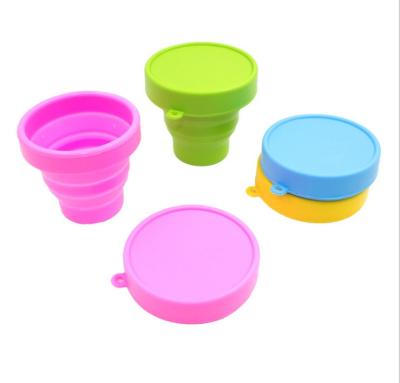 China New outdoor sports products, collapsible silicone, easy to carry 170ml for travel mug JSSH-058 for sale