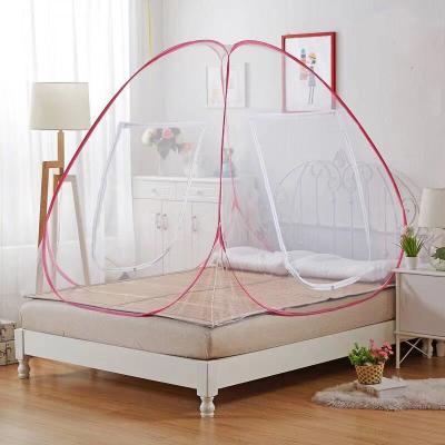 China Hot Selling Anti Mosquito Bites Travel Bed Home Outdoor Foldable Portable Camping Foldable Canopy Mosquito Netting For Bed for sale